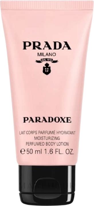 prada paradoxe lotion.